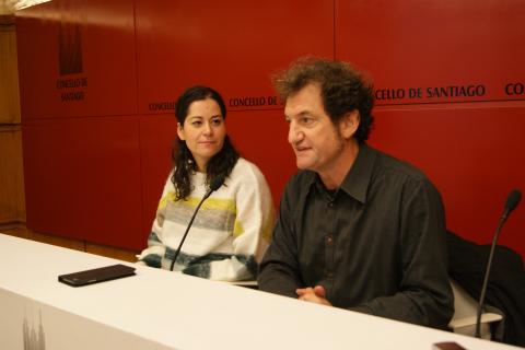 María Rozas e Jorge Duarte durante a rolda de prensa.