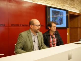 Martiño Noriega e Jorge Duarte durante a rolda de prensa.